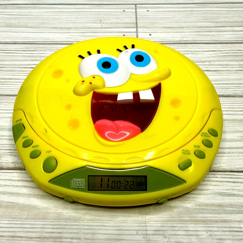 2006 Emerson SpongeBob Squarepants Portable CD Player